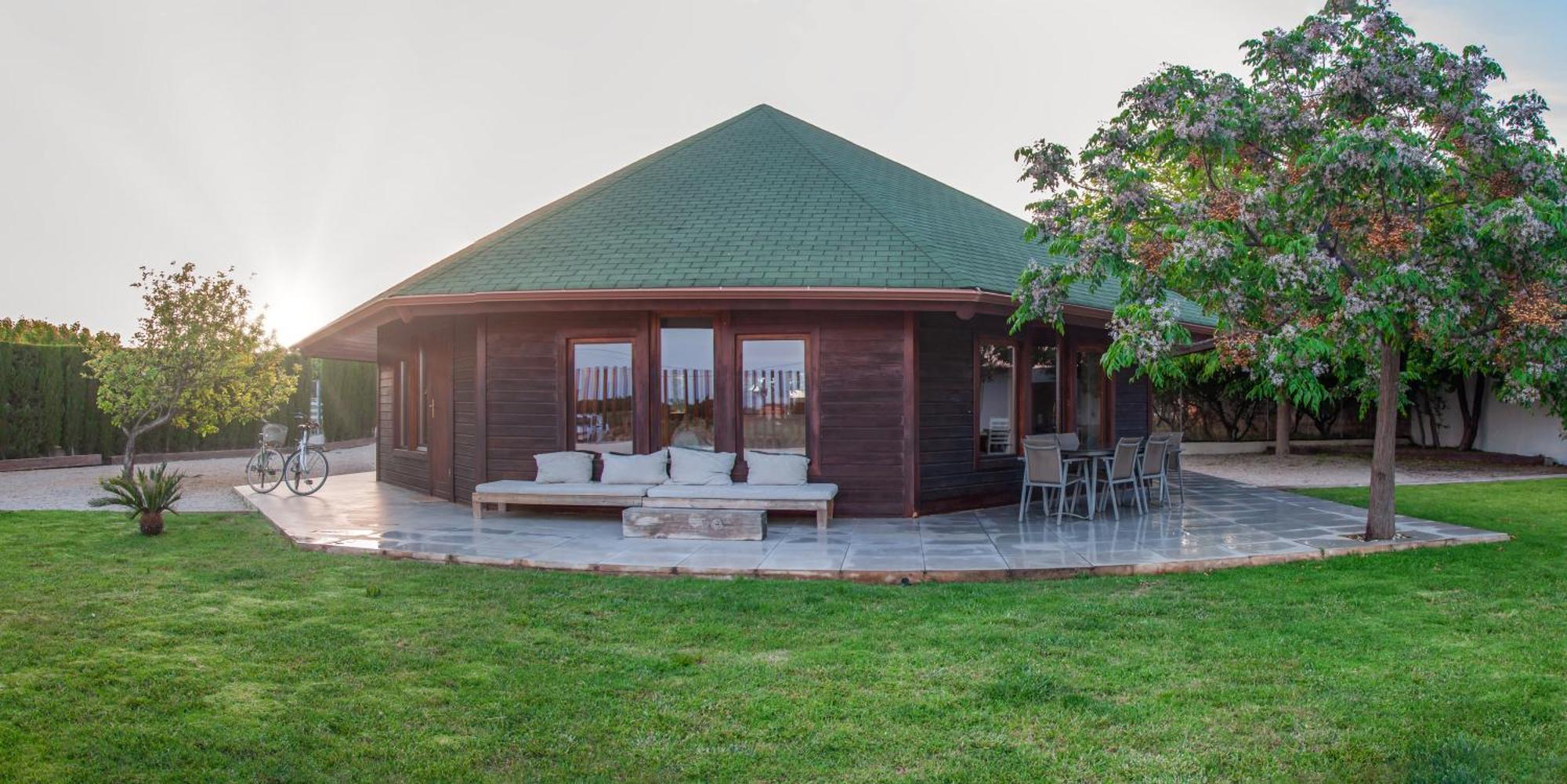 Casita De Madera Villa Benicarló Exterior foto